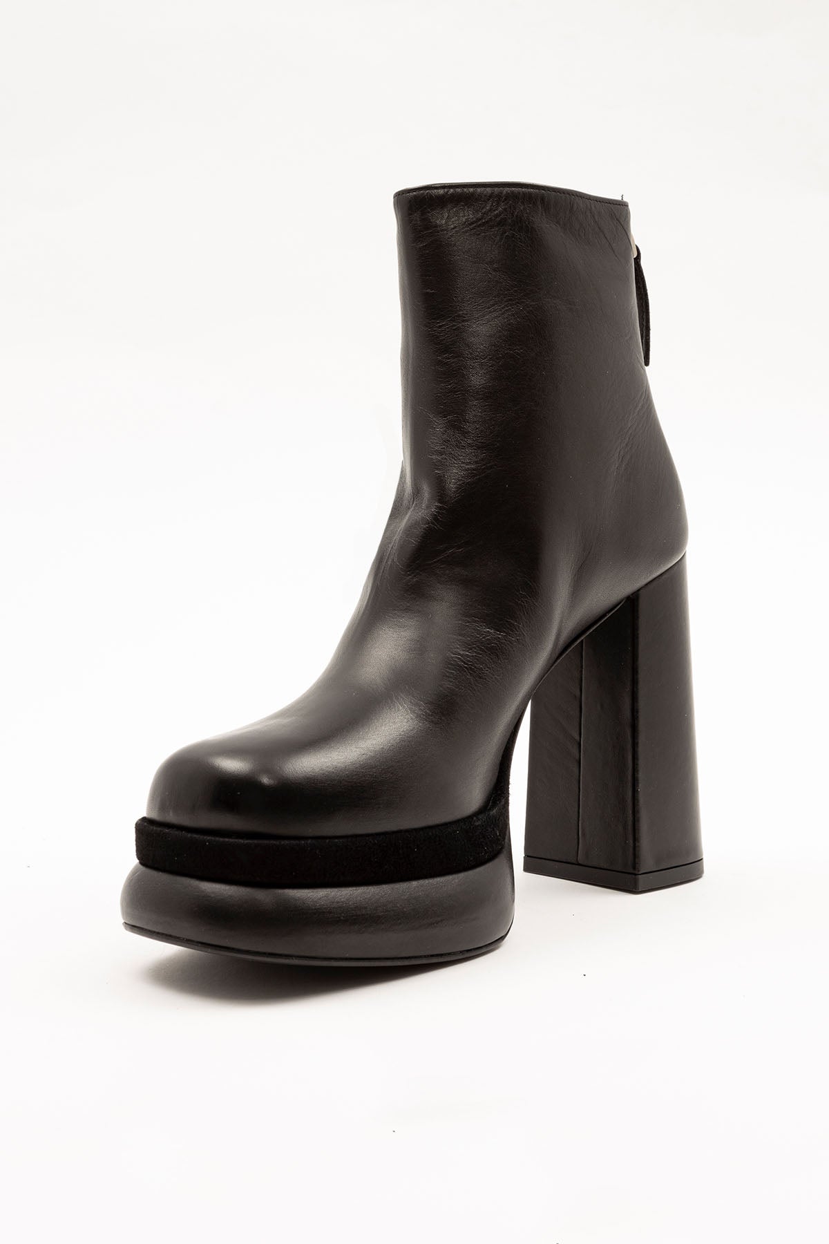 Albano Kalın Topuk ve Platformlu Deri Bot-Libas Trendy Fashion Store