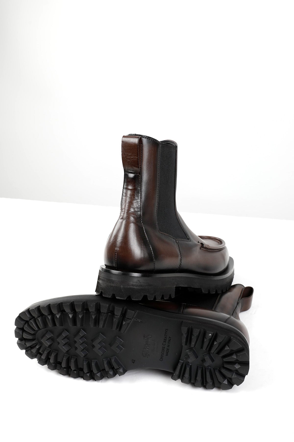 Officine Creative Conceptual St. Moritz Taban Lastikli Deri Chelsea Bot-Libas Trendy Fashion Store