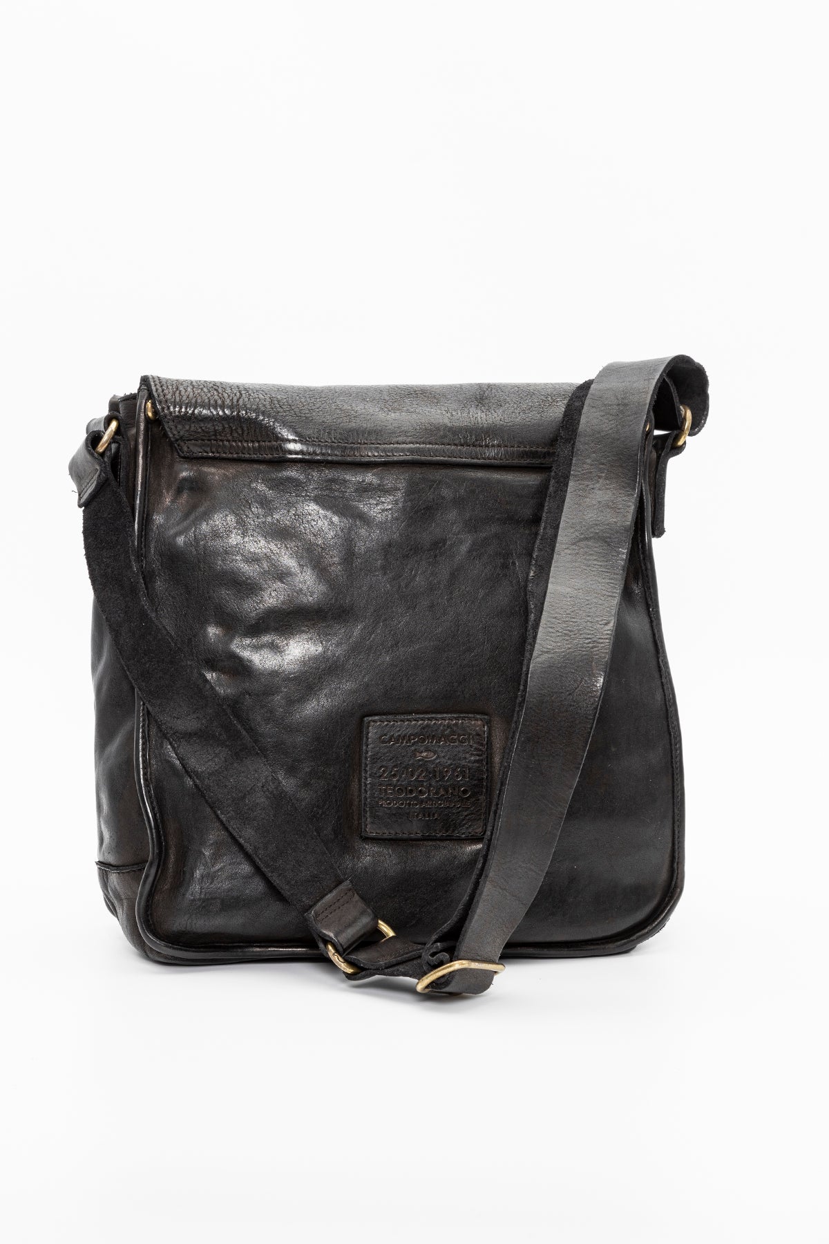 Campomaggi Logolu Deri Omuz Çantası-Libas Trendy Fashion Store