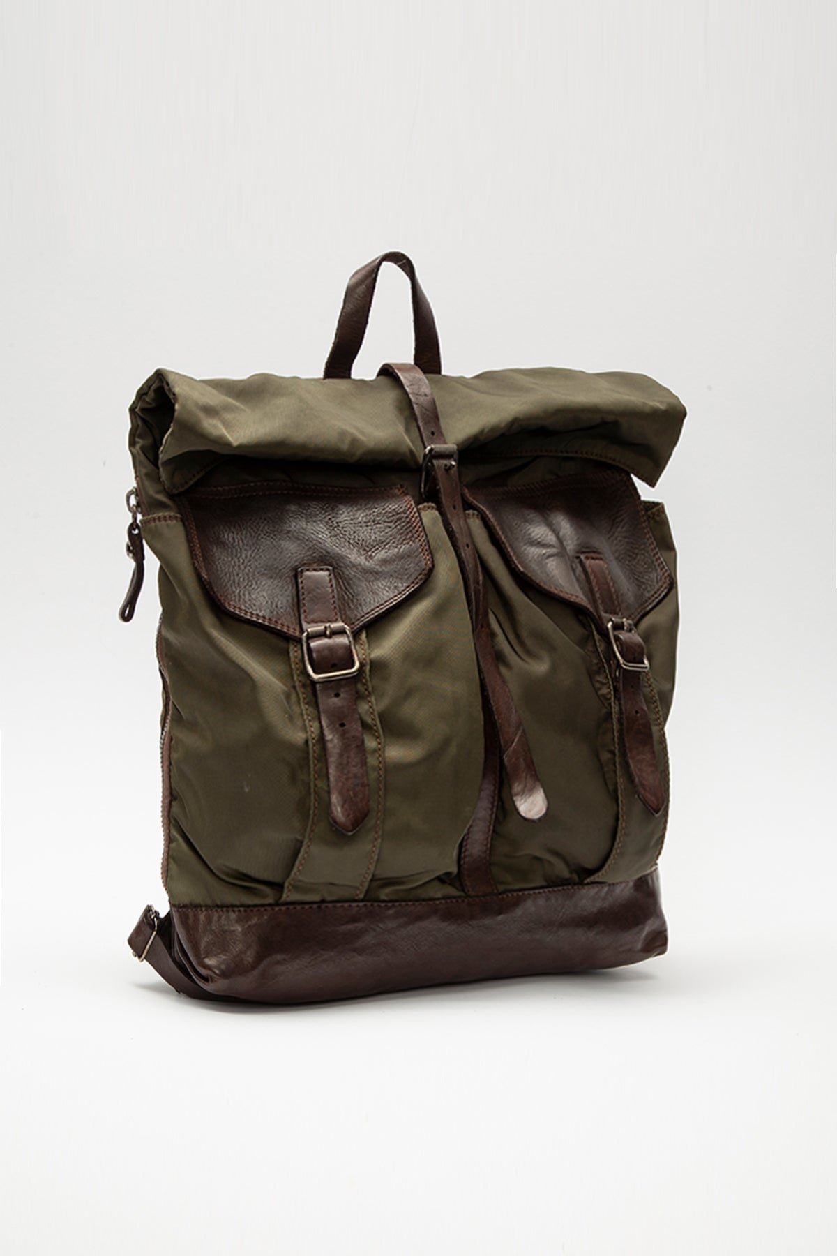 Campomaggi Deri Detaylı Sırt Çantası-Libas Trendy Fashion Store