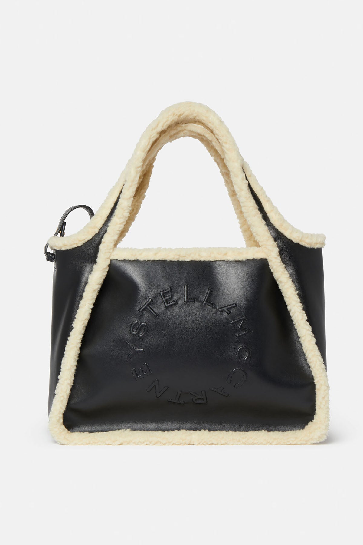Stella Mccartney İçi Kürklü Logolu Tote Çanta-Libas Trendy Fashion Store
