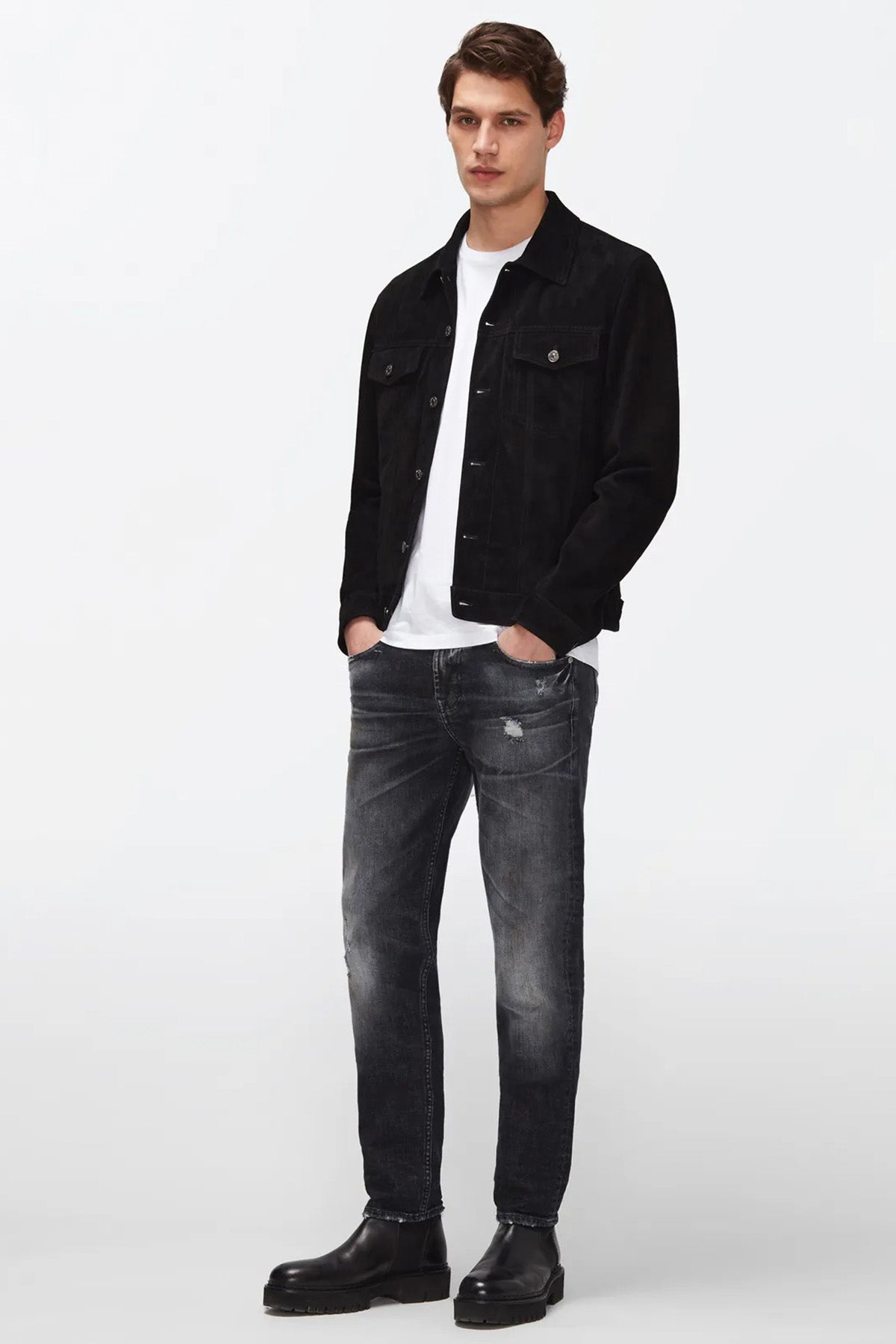 7 For All Mankind Slimmy Tapered Modern Slim Fit Jeans-Libas Trendy Fashion Store