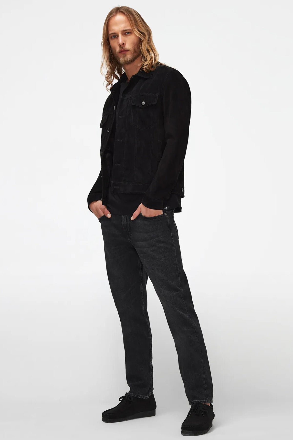 7 For All Mankind Slimmy Tapered Modern Slim Fit Jeans-Libas Trendy Fashion Store