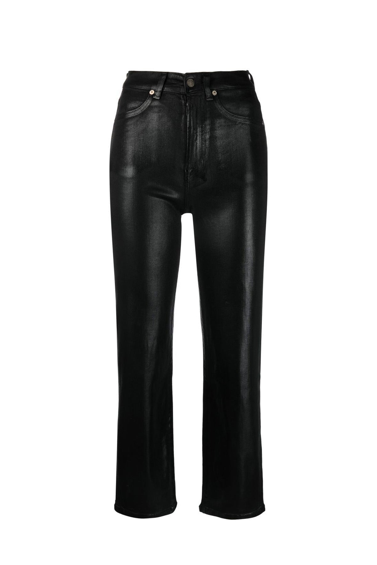 7 For All Mankind Logan Stovepipe Yüksek Bel Crop Paça Jeans-Libas Trendy Fashion Store