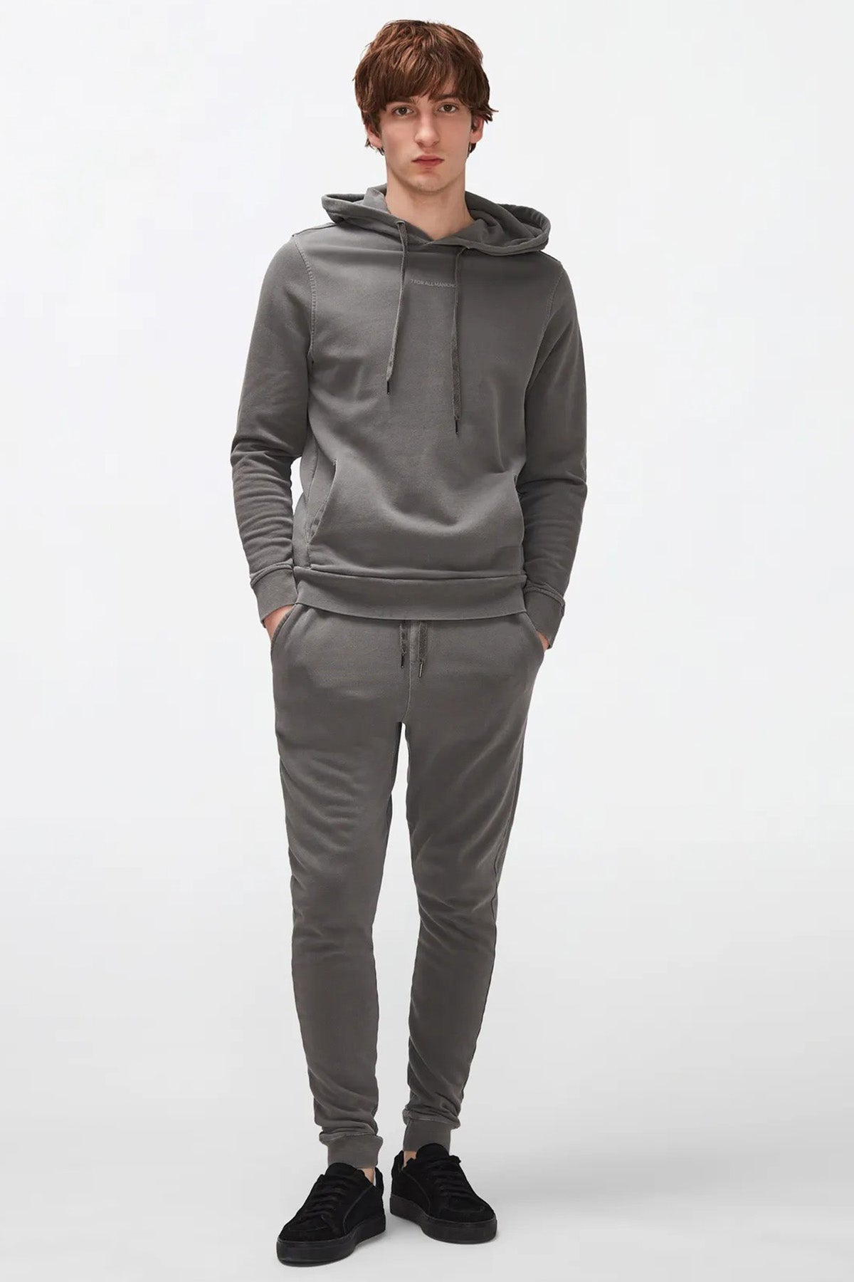 7 For All Mankind Logolu Kapüşonlu Sweatshirt-Libas Trendy Fashion Store