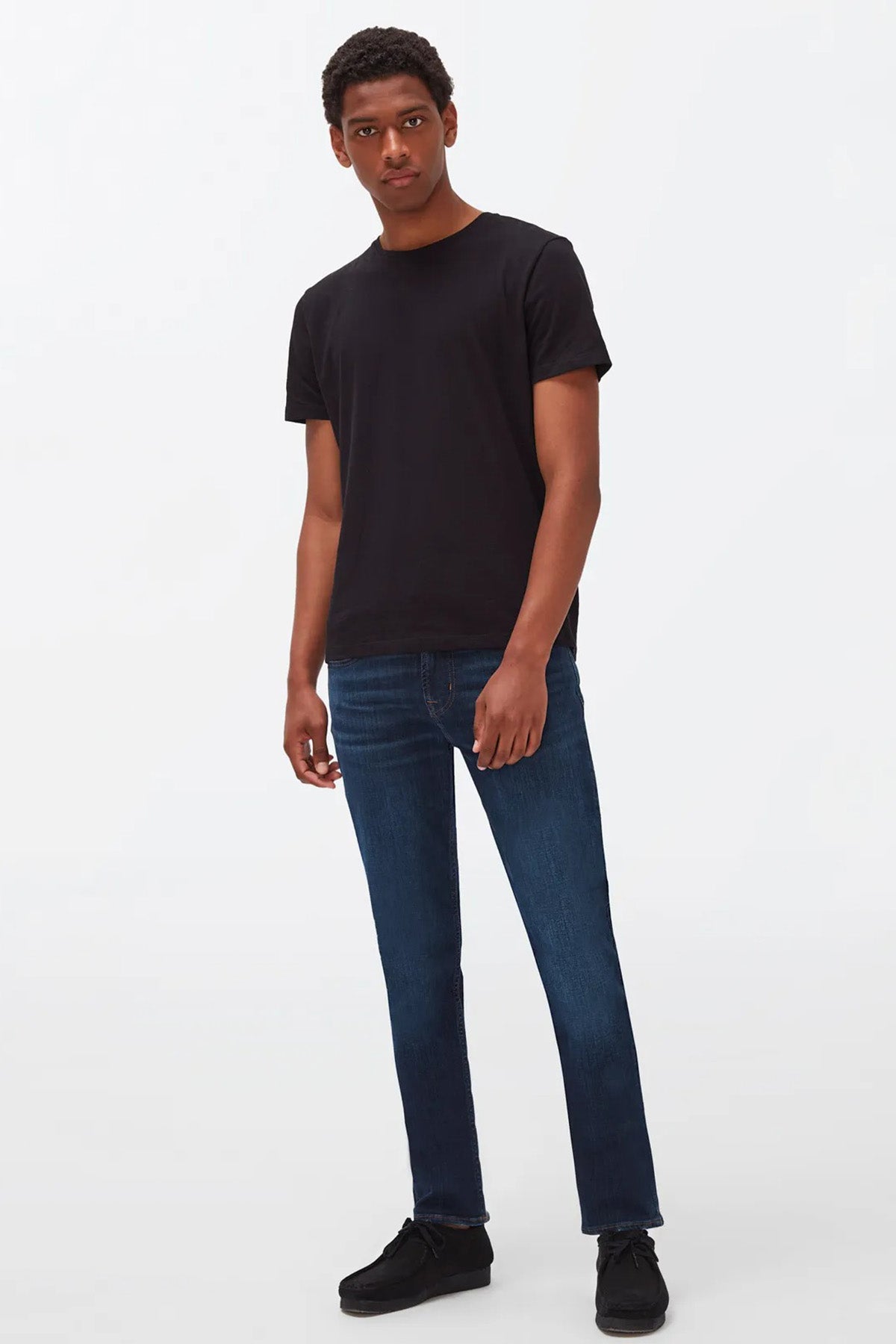 7 For All Mankind Yuvarlak Yaka Kaşmirli T-shirt-Libas Trendy Fashion Store