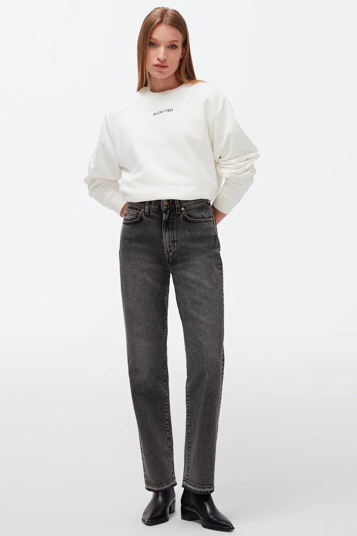 7 For All Mankind Tall Logan Stovepipe Straight Fit Jeans-Libas Trendy Fashion Store