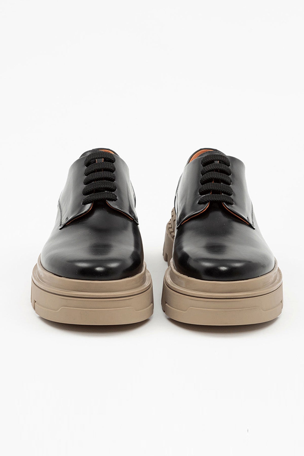 Santoni Kontrast Tabanlı Deri Casual Ayakkabı