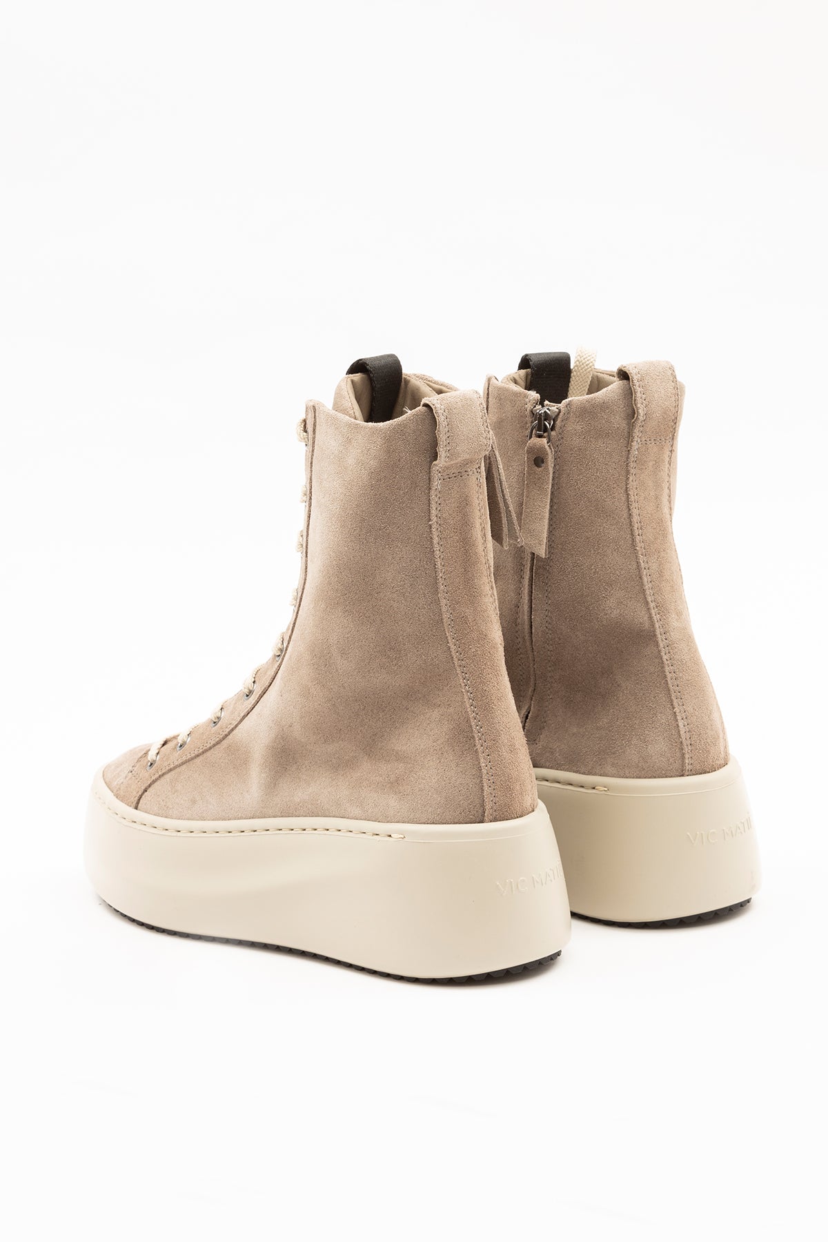 Vic Matie Yandan Fermuarlı Süet Postal Bot-Libas Trendy Fashion Store