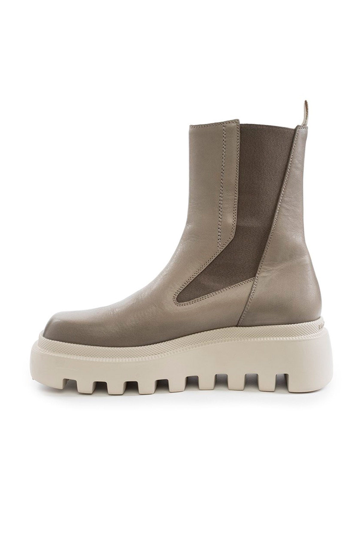 Vic Matie Küt Burun Lastik Bantlı Deri Bot-Libas Trendy Fashion Store