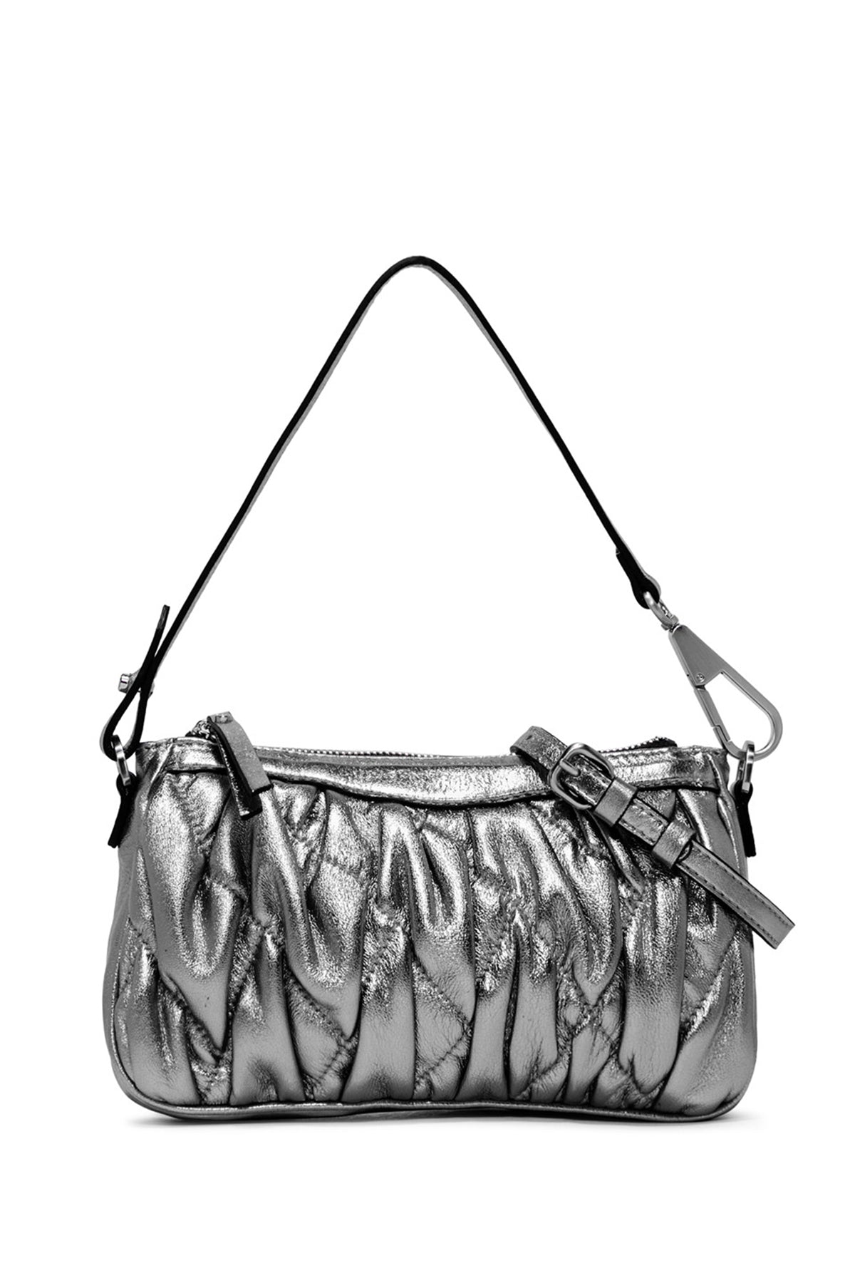 Gianni Chiarini Brooke Kapitone Metalik Deri Çanta-Libas Trendy Fashion Store