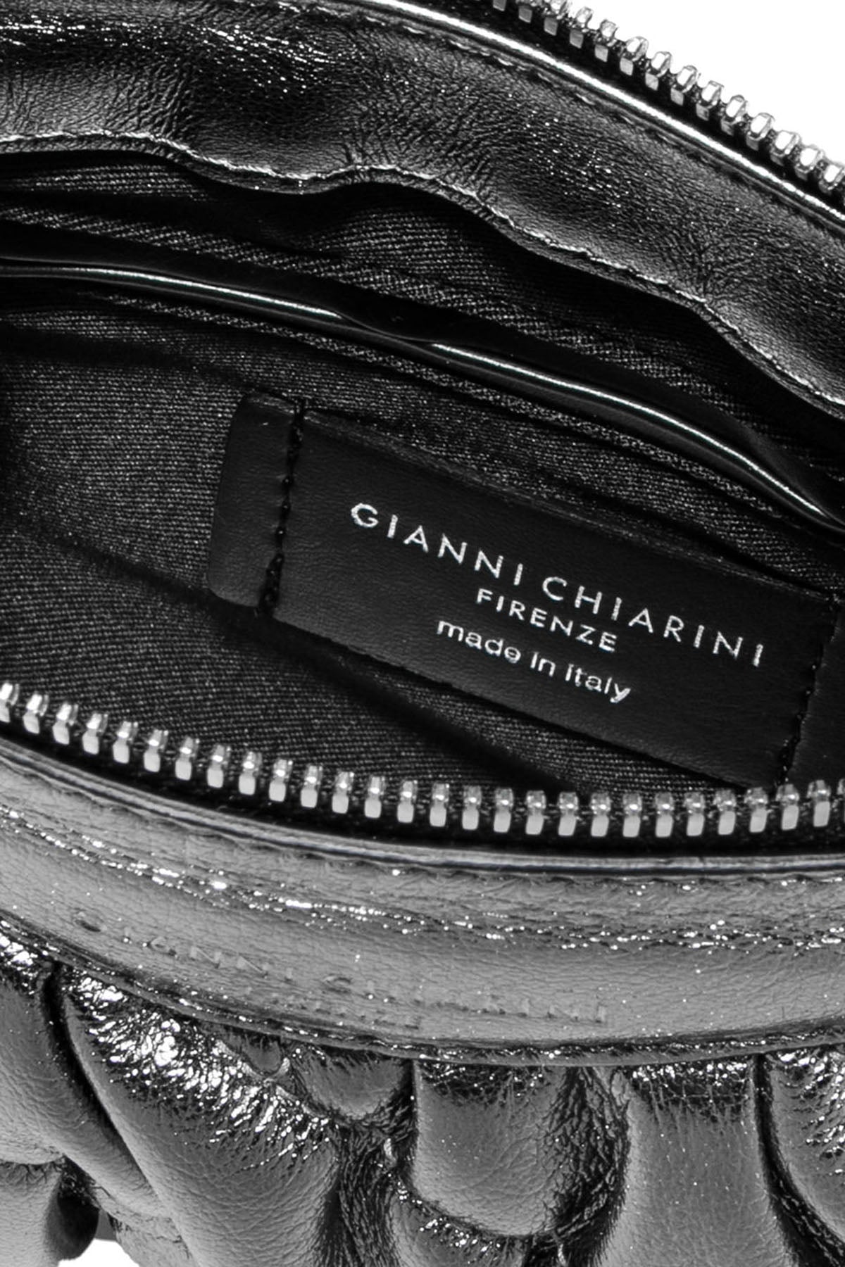 Gianni Chiarini Brooke Kapitone Metalik Deri Çanta-Libas Trendy Fashion Store