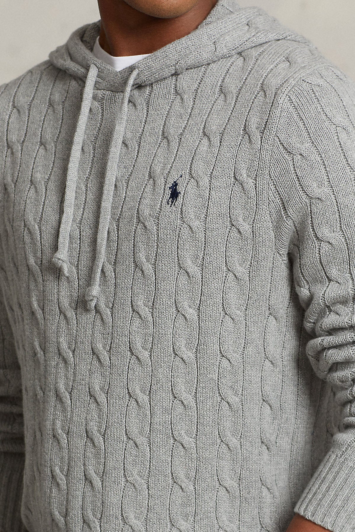 Polo Ralph Lauren Kapüşonlu Saç Örgü Triko-Libas Trendy Fashion Store