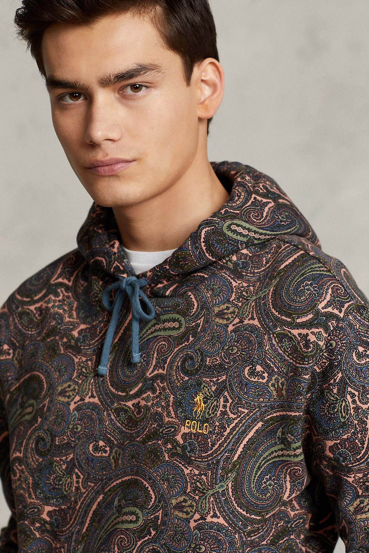 Polo Ralph Lauren Şal Desenli Kapüşonlu Sweatshirt-Libas Trendy Fashion Store