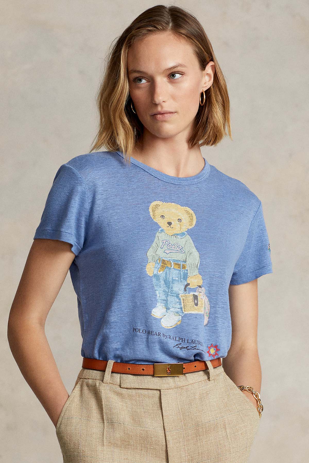 Polo Ralph Lauren Polo Bear Keten T-shirt-Libas Trendy Fashion Store