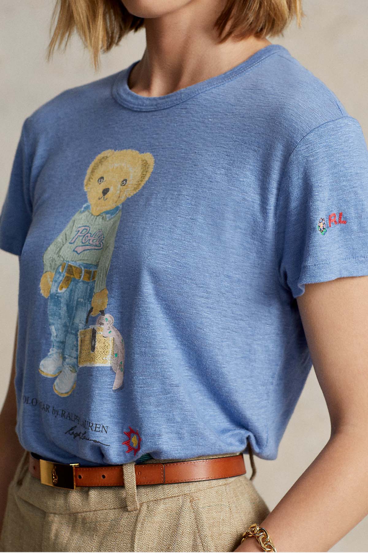Polo Ralph Lauren Polo Bear Keten T-shirt-Libas Trendy Fashion Store