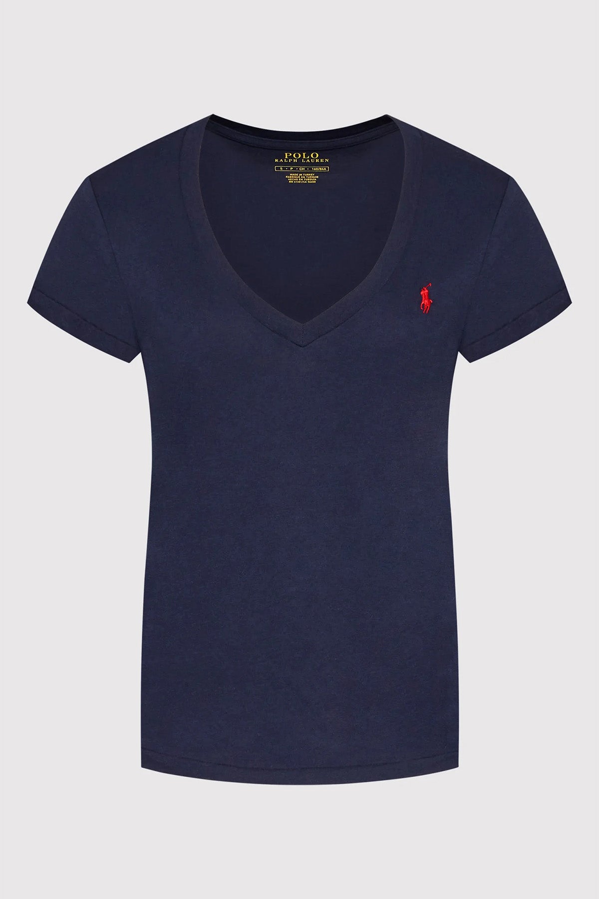 Polo Ralph Lauren Custom Fit V Yaka T-shirt-Libas Trendy Fashion Store