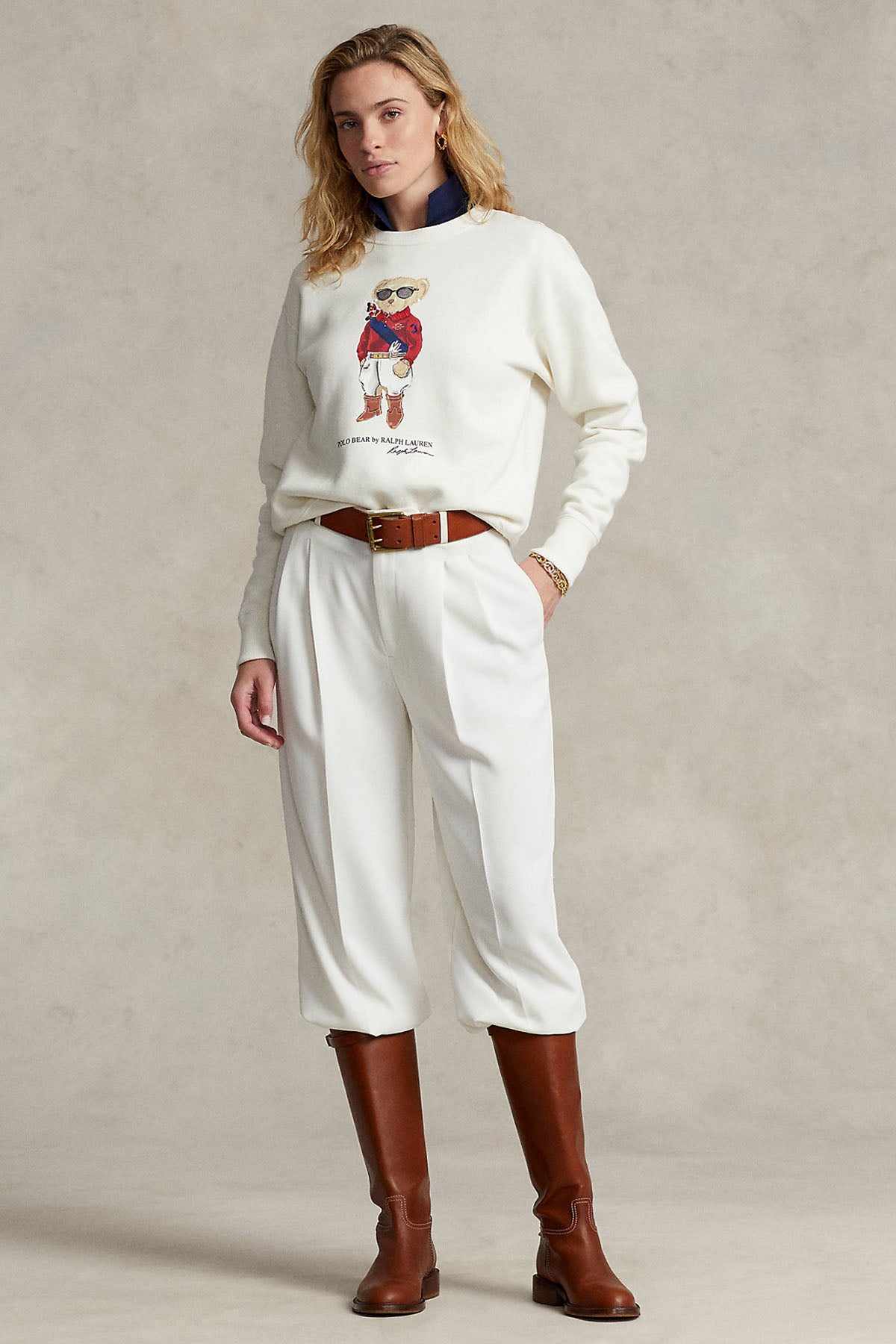 Polo Ralph Lauren İçi Polarlı Polo Bear Sweatshirt-Libas Trendy Fashion Store