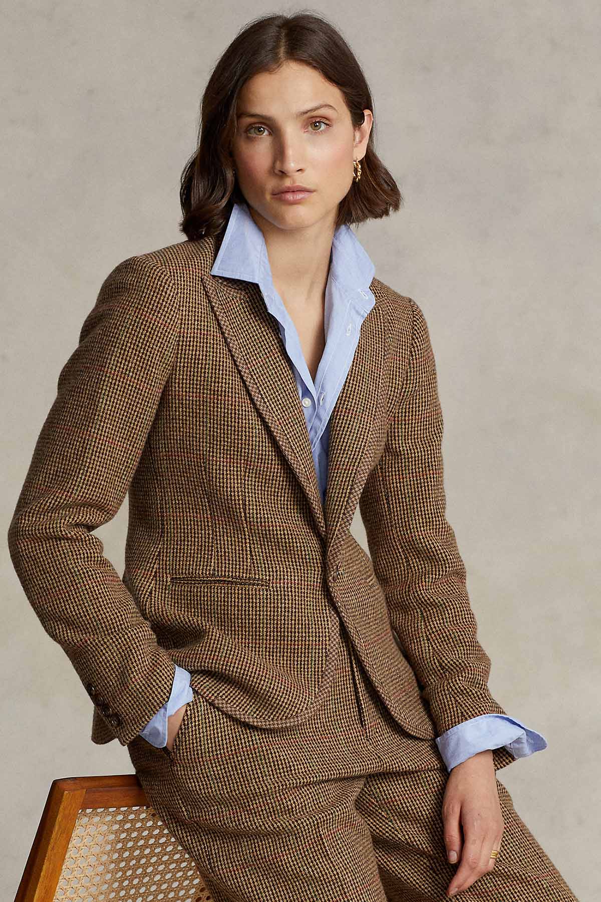 Polo Ralph Lauren Balıksırtı Desenli Blazer Ceket-Libas Trendy Fashion Store