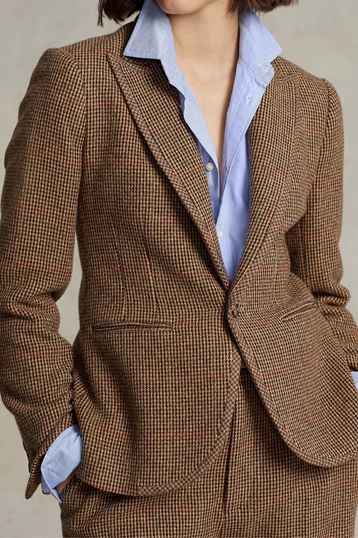 Polo Ralph Lauren Balıksırtı Desenli Blazer Ceket-Libas Trendy Fashion Store