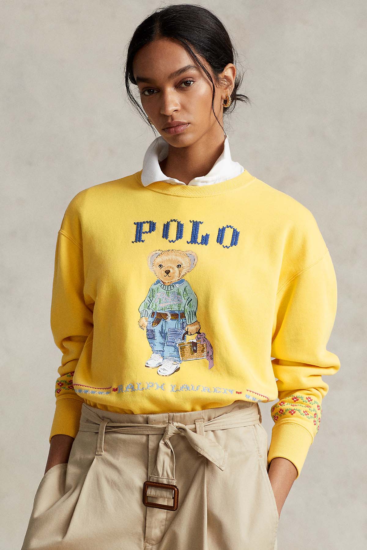 Polo Ralph Lauren İçi Polarlı Polo Bear Sweatshirt-Libas Trendy Fashion Store