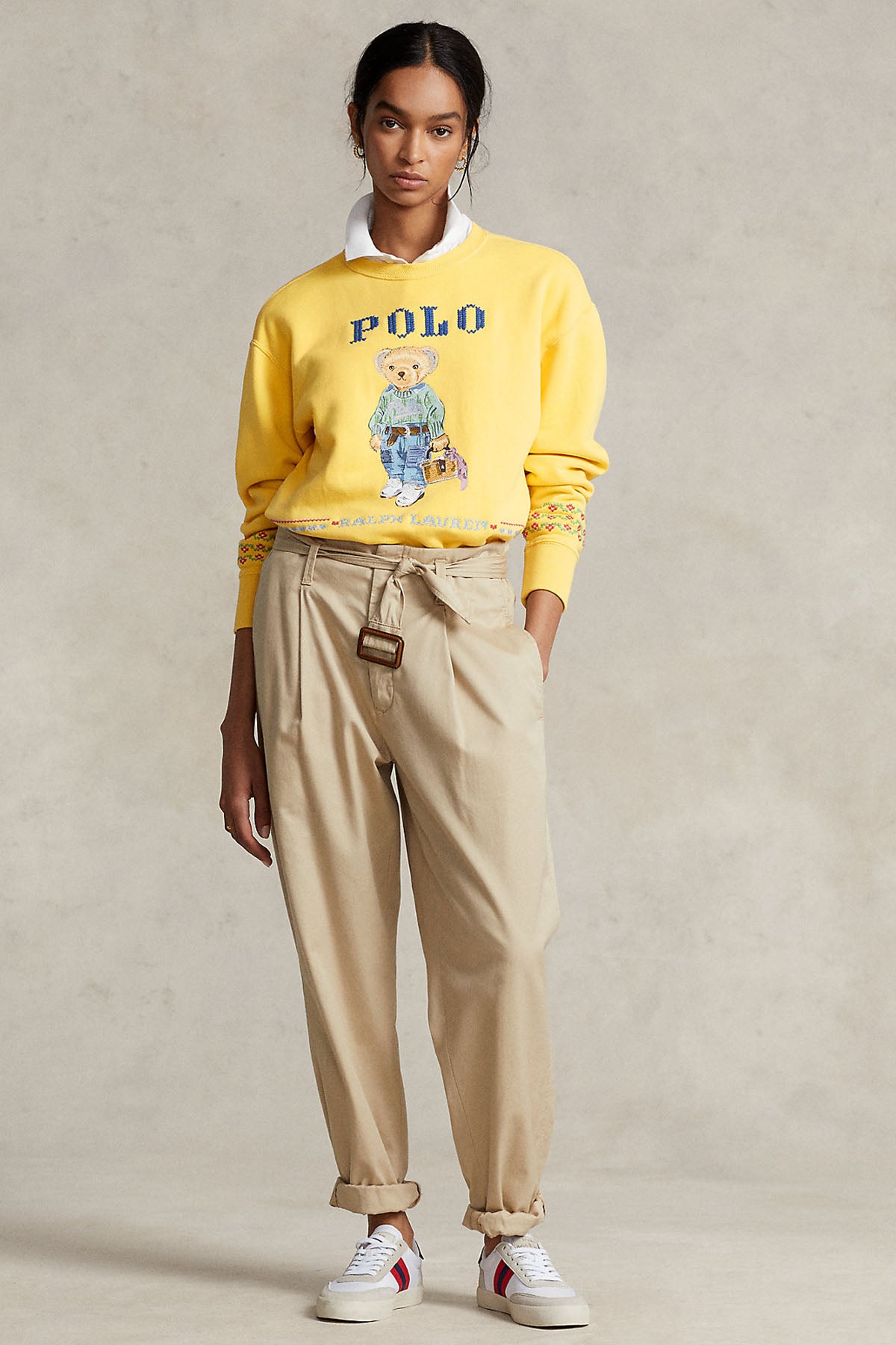 Polo Ralph Lauren İçi Polarlı Polo Bear Sweatshirt-Libas Trendy Fashion Store
