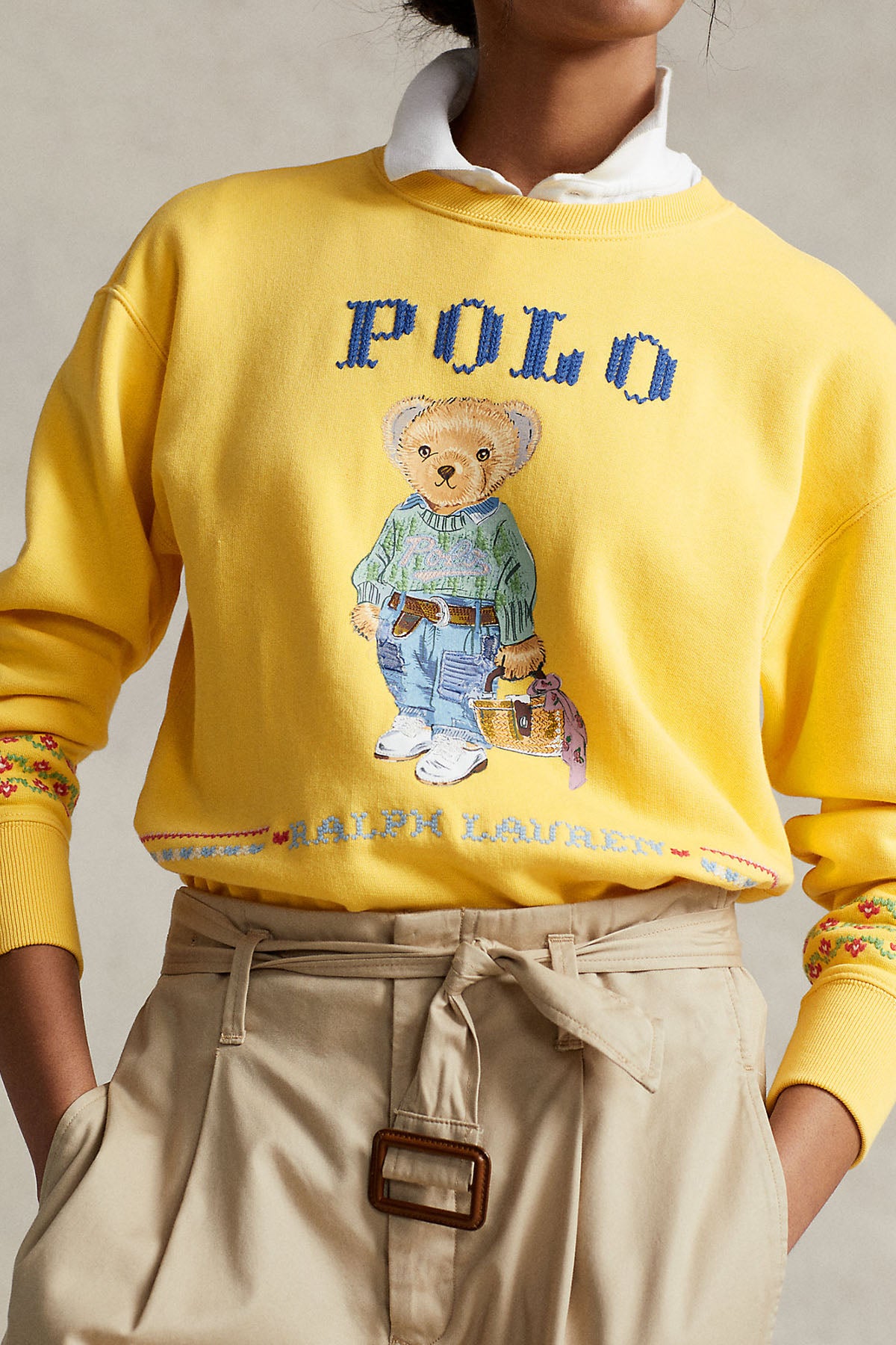 Polo Ralph Lauren İçi Polarlı Polo Bear Sweatshirt-Libas Trendy Fashion Store