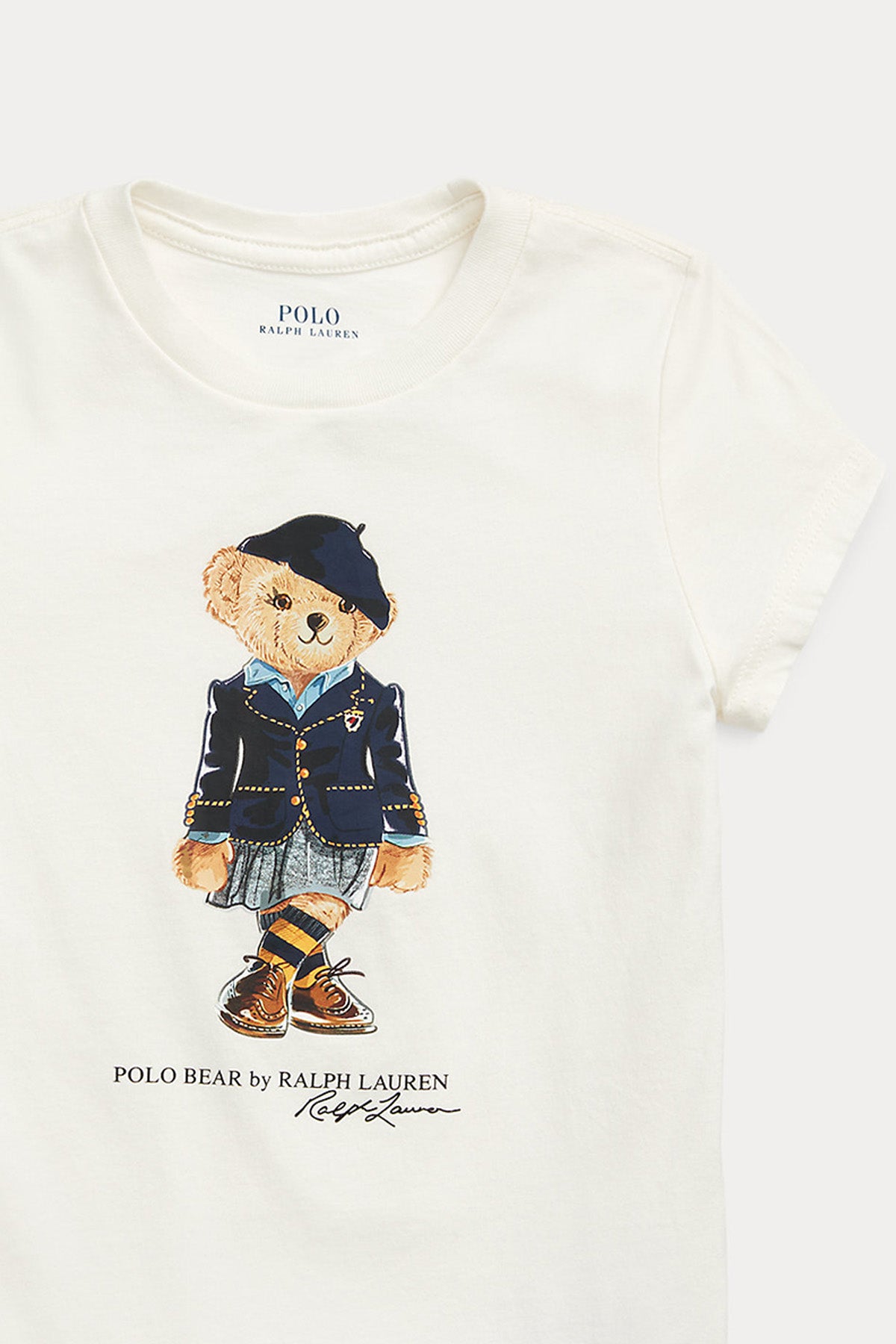 Polo Ralph Lauren Kids 3 Yaş Kız Çocuk Polo Bear T-shirt-Libas Trendy Fashion Store