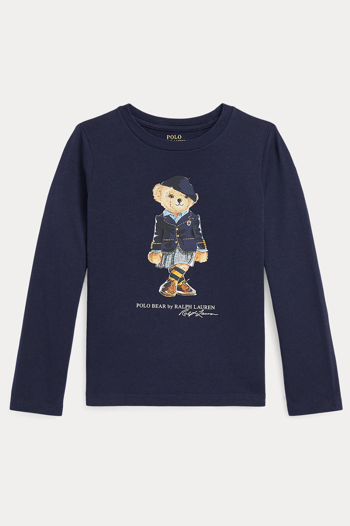 Polo Ralph Lauren Kids 5-6 Yaş Kız Çocuk Polo Bear T-shirt-Libas Trendy Fashion Store