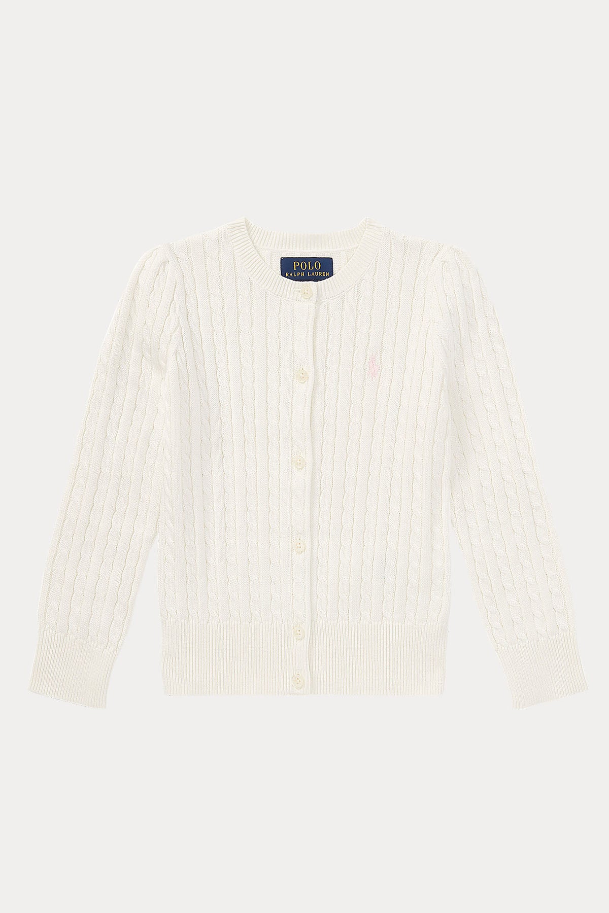 Polo Ralph Lauren Kids 2-3 Yaş Kız Çocuk Saç Örgü Triko Ceket-Libas Trendy Fashion Store