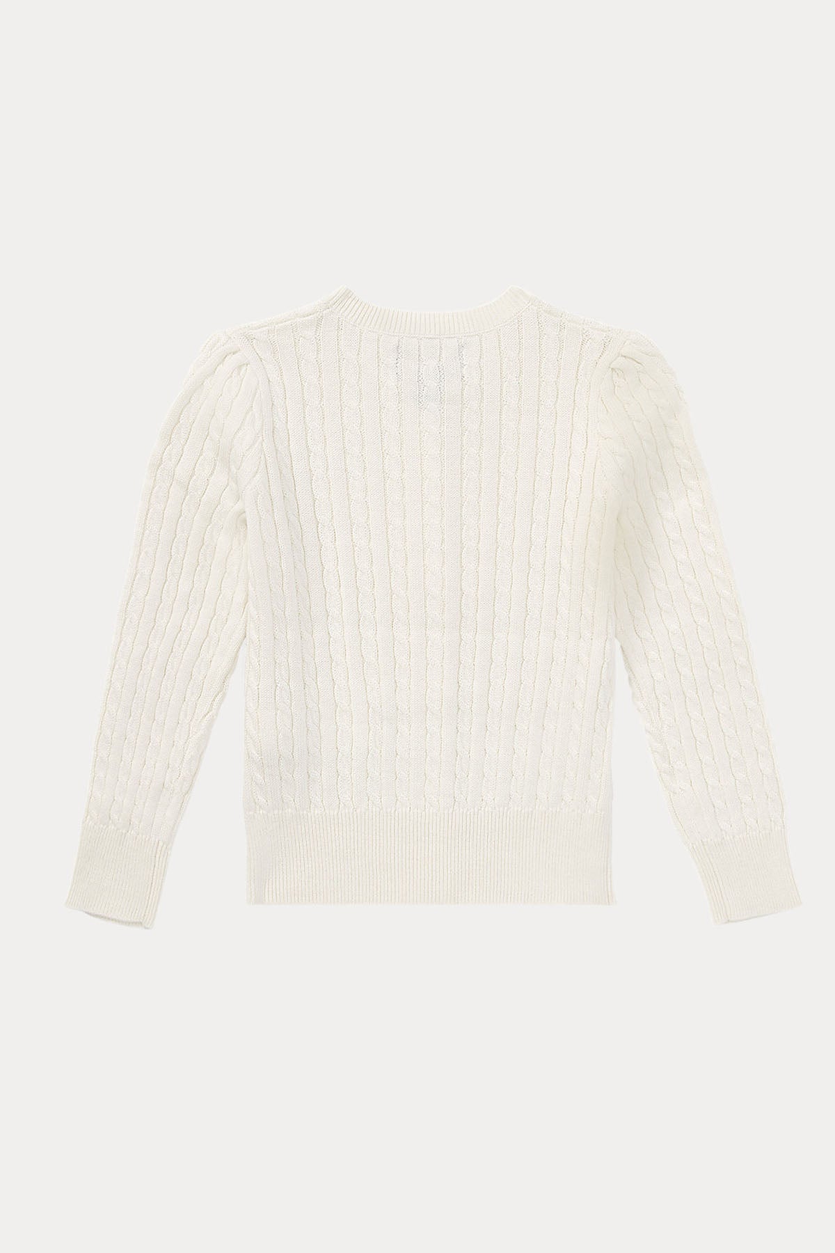 Polo Ralph Lauren Kids 2-3 Yaş Kız Çocuk Saç Örgü Triko Ceket-Libas Trendy Fashion Store