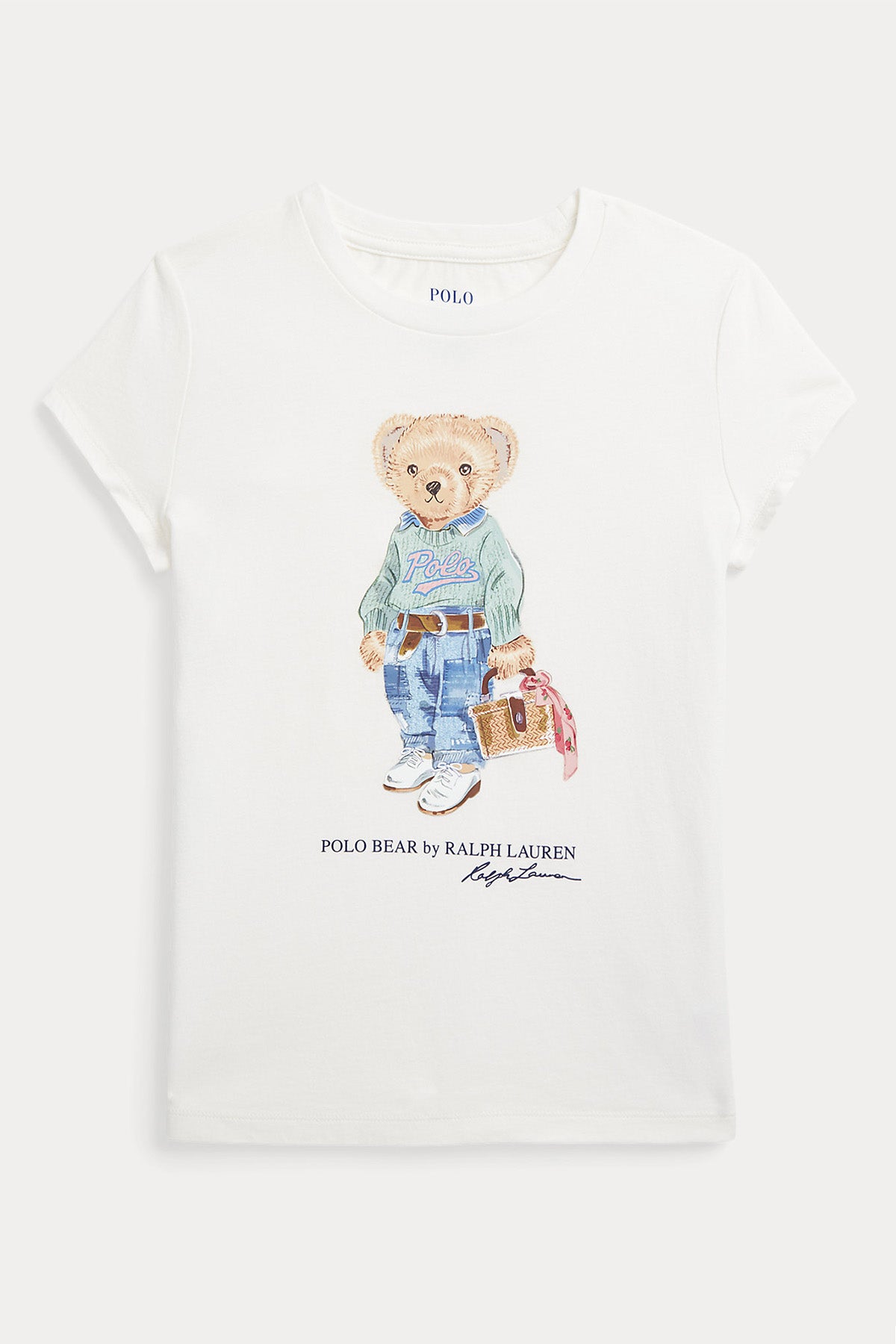 Polo Ralph Lauren Kids S-L Beden Kız Çocuk Polo Bear T-shirt-Libas Trendy Fashion Store