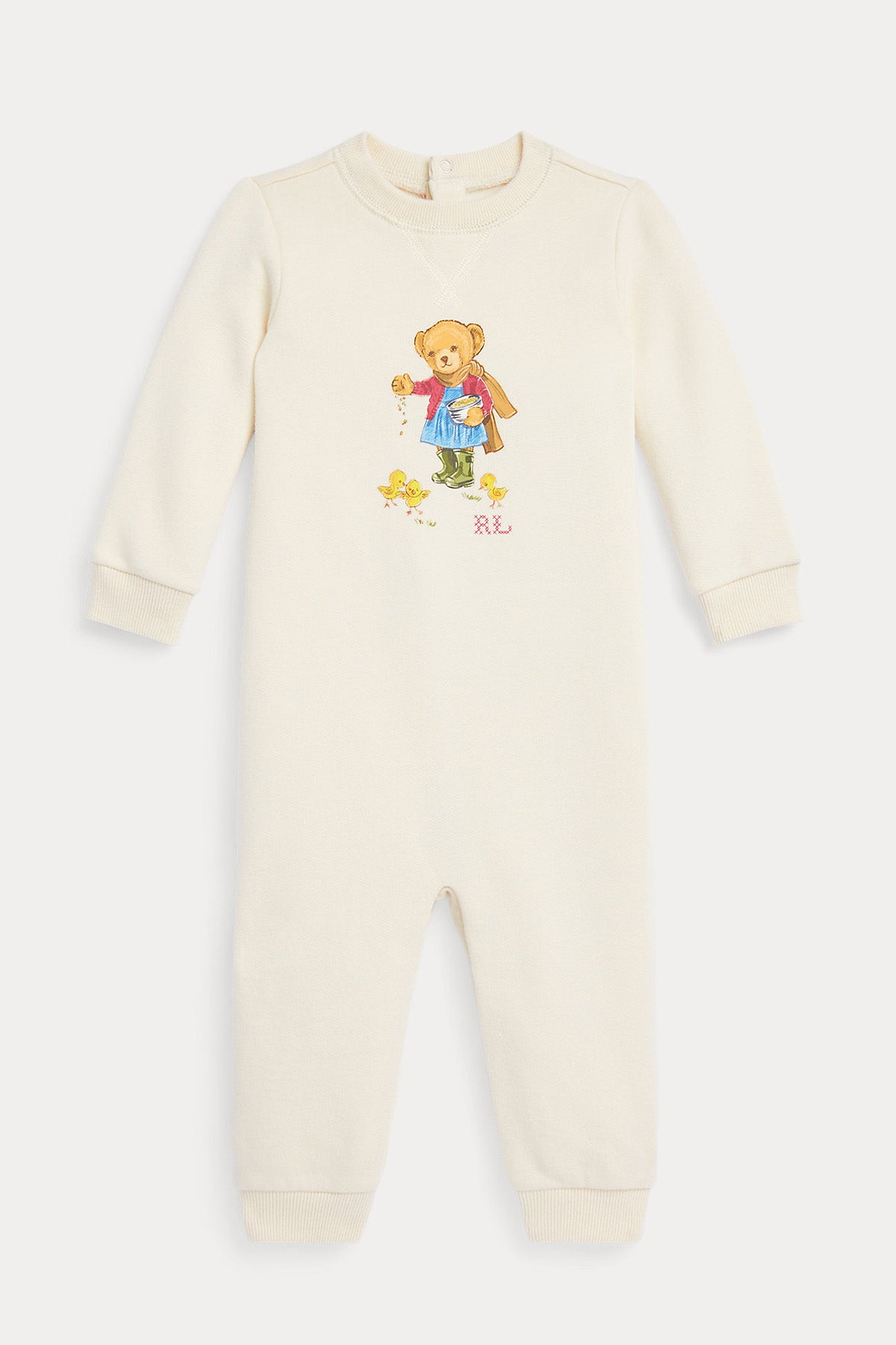 Polo Ralph Lauren Kids 3-6 Aylık Kız Bebek Polo Bear Tulum-Libas Trendy Fashion Store