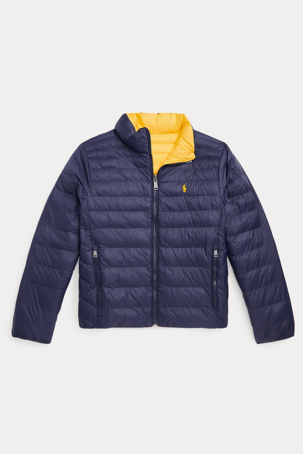 Polo Ralph Lauren Kids S-L Beden Unisex Çift Taraflı Puffer Mont-Libas Trendy Fashion Store