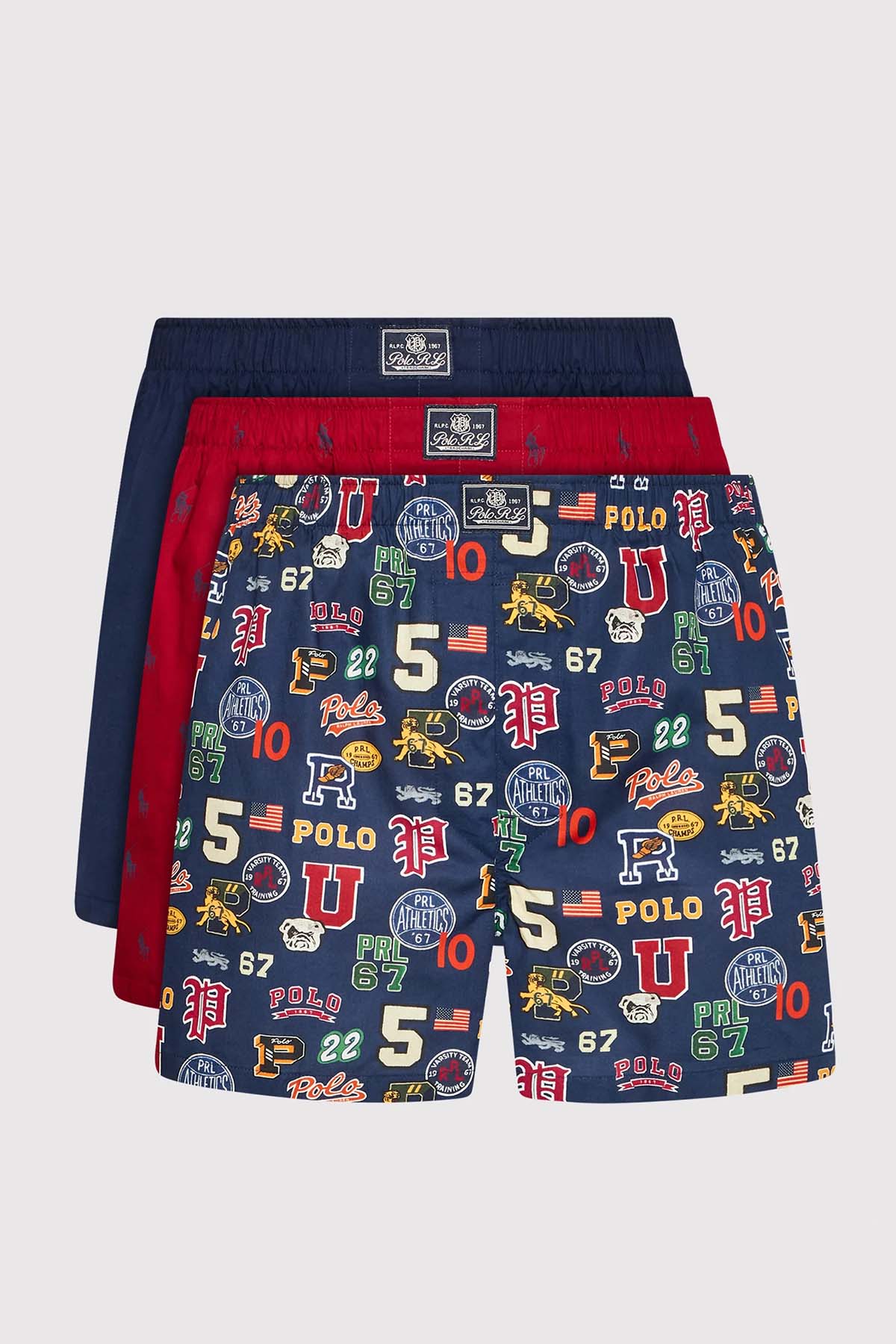 Polo Ralph Lauren 3'lü Paket Pamuklu Boxer-Libas Trendy Fashion Store