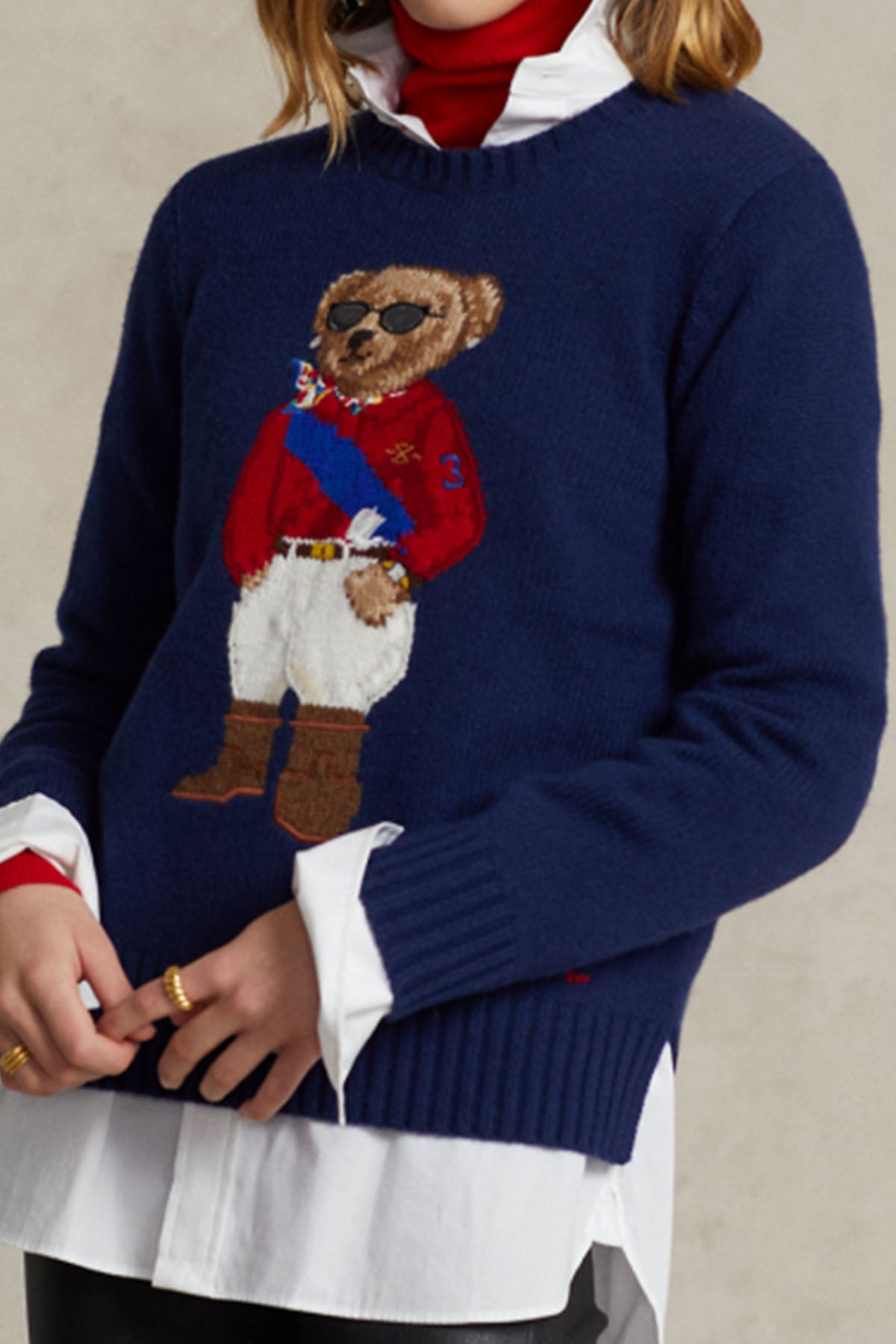 Polo Ralph Lauren Polo Bear Kaşmirli Yün Triko-Libas Trendy Fashion Store