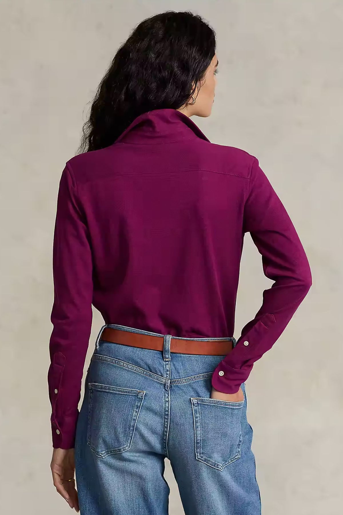 Polo Ralph Lauren Custom Fit Knit Oxford Gömlek-Libas Trendy Fashion Store