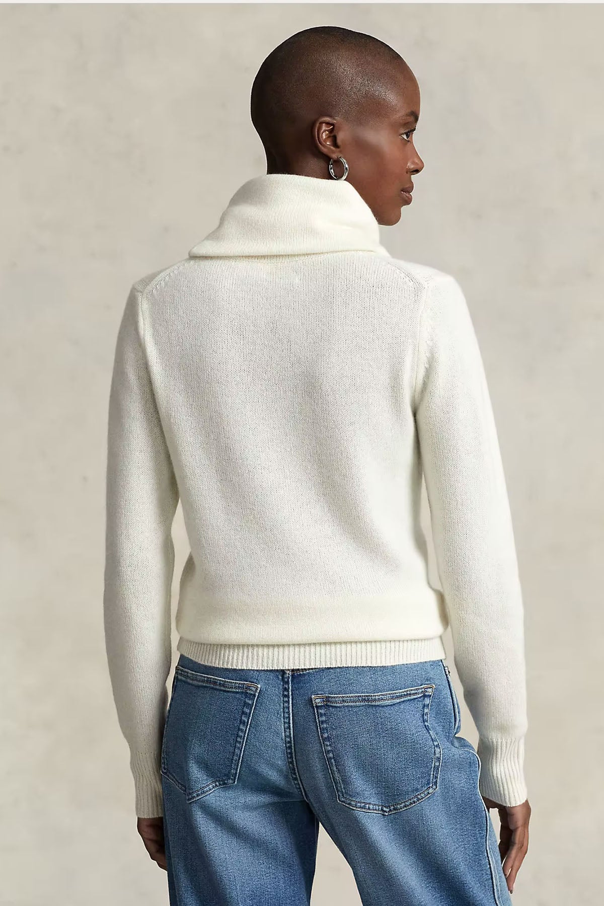 Polo Ralph Lauren Dökümlü Balıkçı Yaka Kaşmir Triko-Libas Trendy Fashion Store