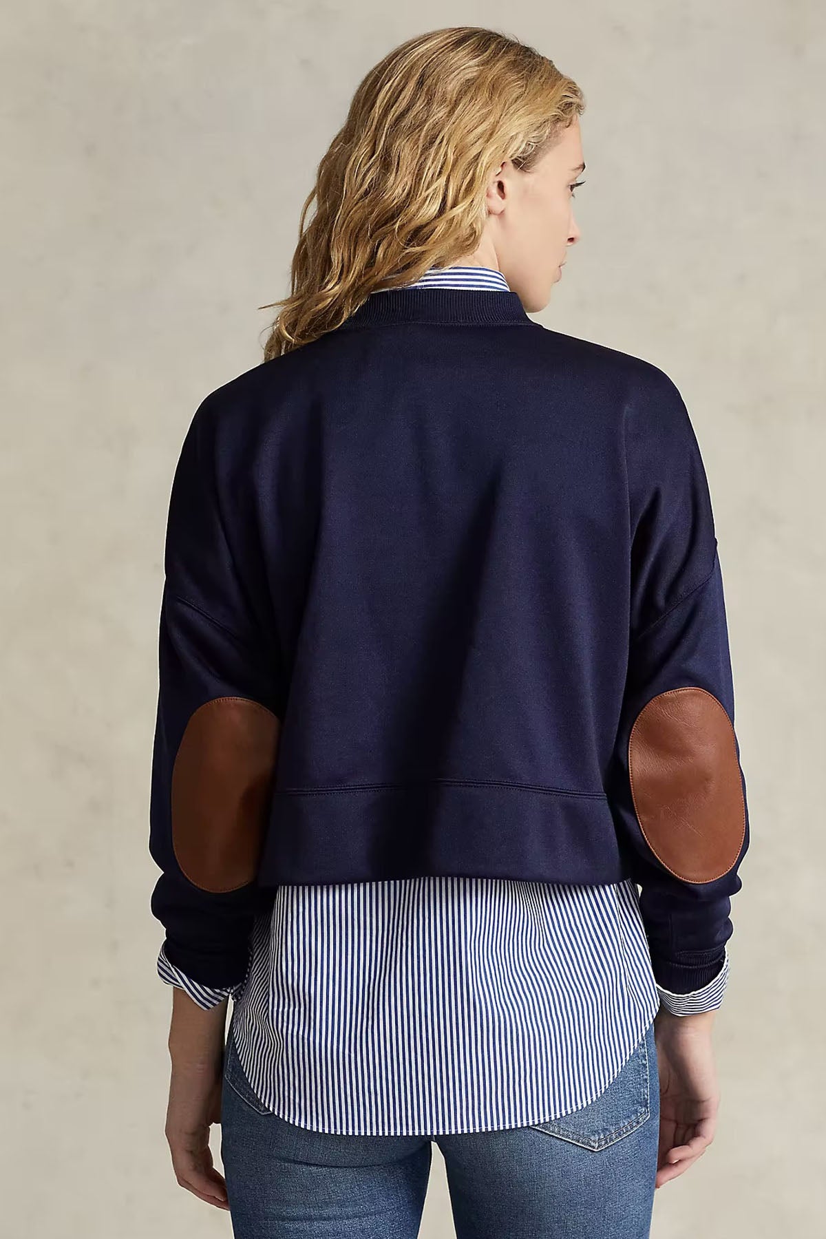 Polo Ralph Lauren Geniş Kesim Crop Sweatshirt-Libas Trendy Fashion Store