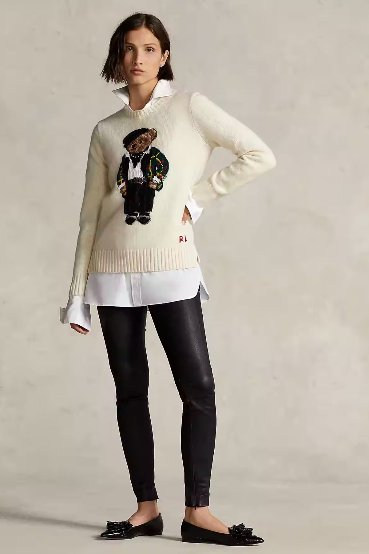 Polo Ralph Lauren Polo Bear Kaşmirli Yün Örgü Triko-Libas Trendy Fashion Store