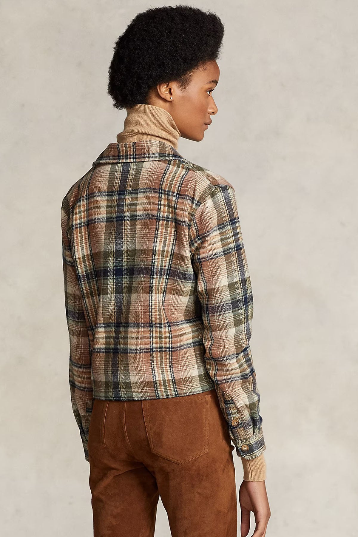 Polo Ralph Lauren Ekose Spor Cepli Yün Gömlek-Libas Trendy Fashion Store