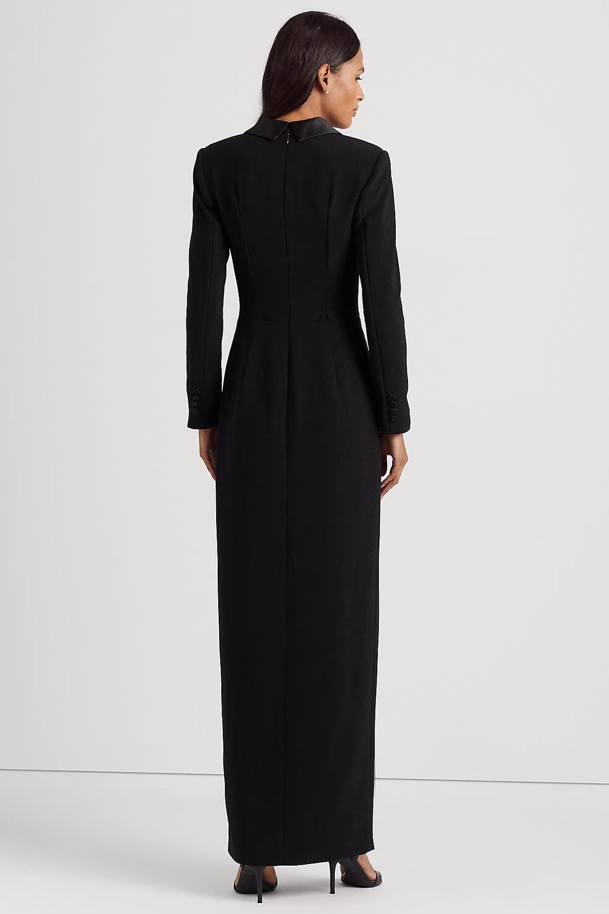 Polo Ralph Lauren Derin V Yaka Maxi Abiye Elbise-Libas Trendy Fashion Store