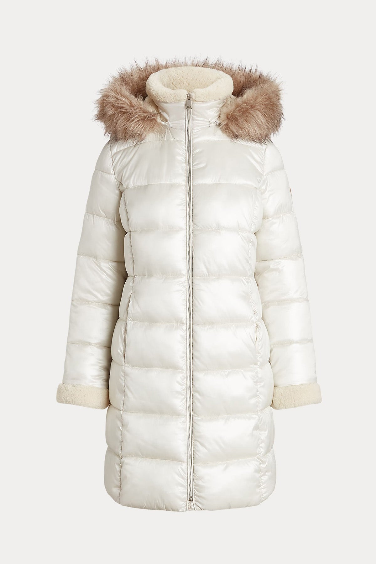 Polo Ralph Lauren Kürklü Kapüşonlu Puffer Mont-Libas Trendy Fashion Store