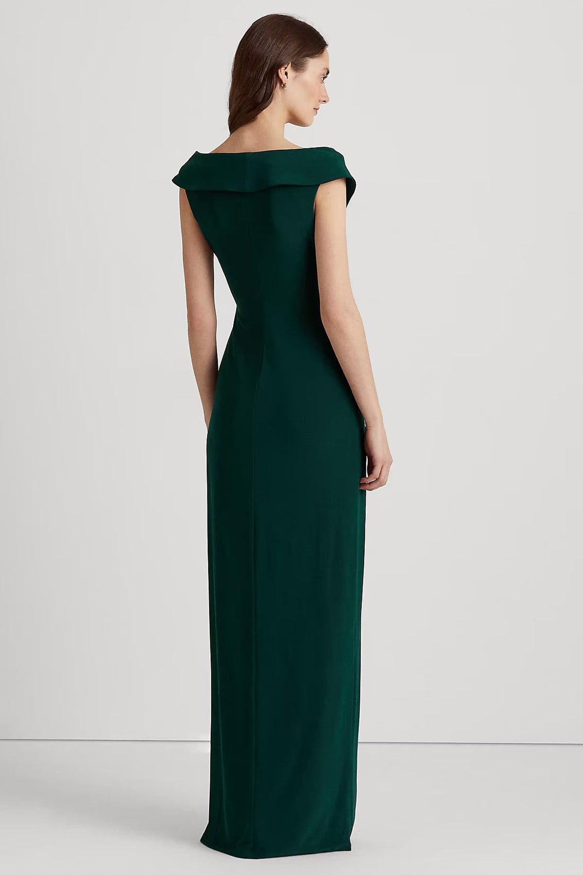 Polo Ralph Lauren V Yaka Maxi Abiye Elbise-Libas Trendy Fashion Store