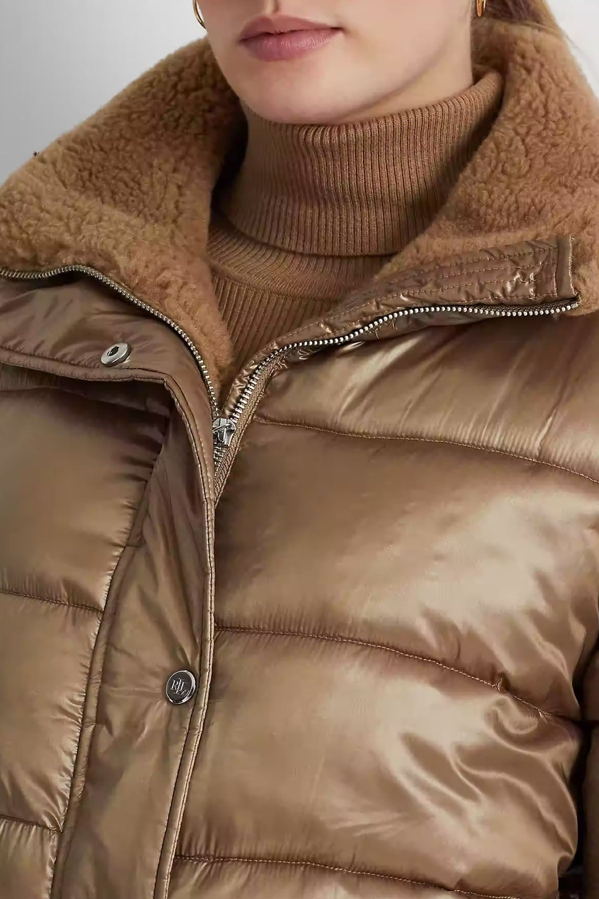 Polo Ralph Lauren Kürk Detaylı Puffer Mont-Libas Trendy Fashion Store