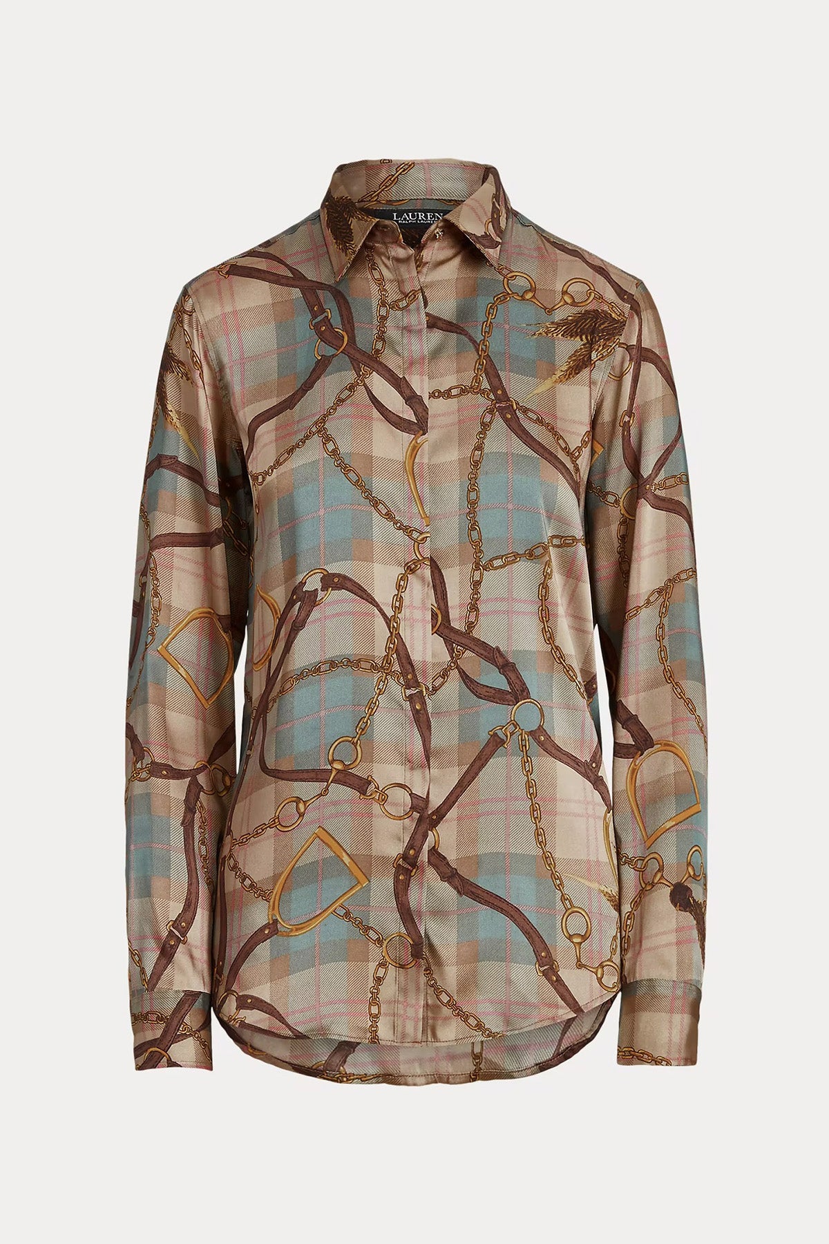 Polo Ralph Lauren Ekose Binici Temalı Gömlek-Libas Trendy Fashion Store