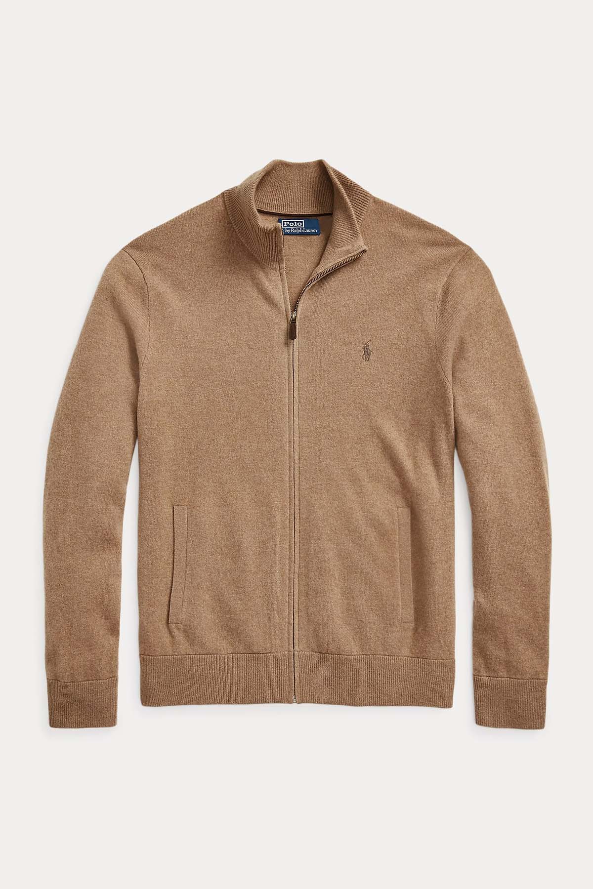 Polo Ralph Lauren Dik Yaka Yün Triko Ceket-Libas Trendy Fashion Store