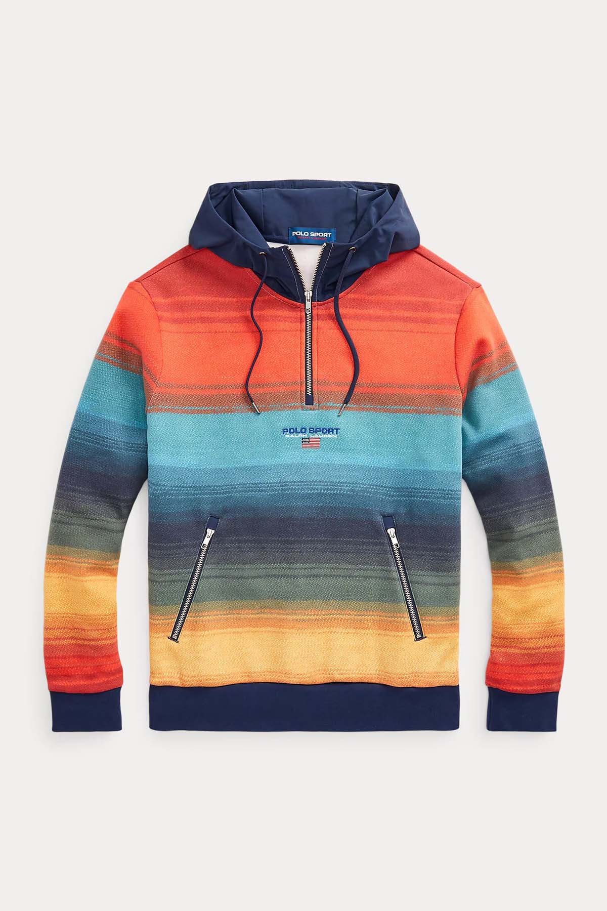 Polo Ralph Lauren Polo Sport Renk Geçişli Kapüşonlu Sweatshirt-Libas Trendy Fashion Store