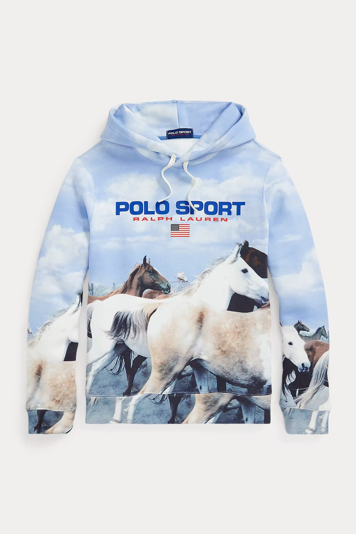 Polo Ralph Lauren Polo Sport Horses Baskılı Kapüşonlu Sweatshirt-Libas Trendy Fashion Store