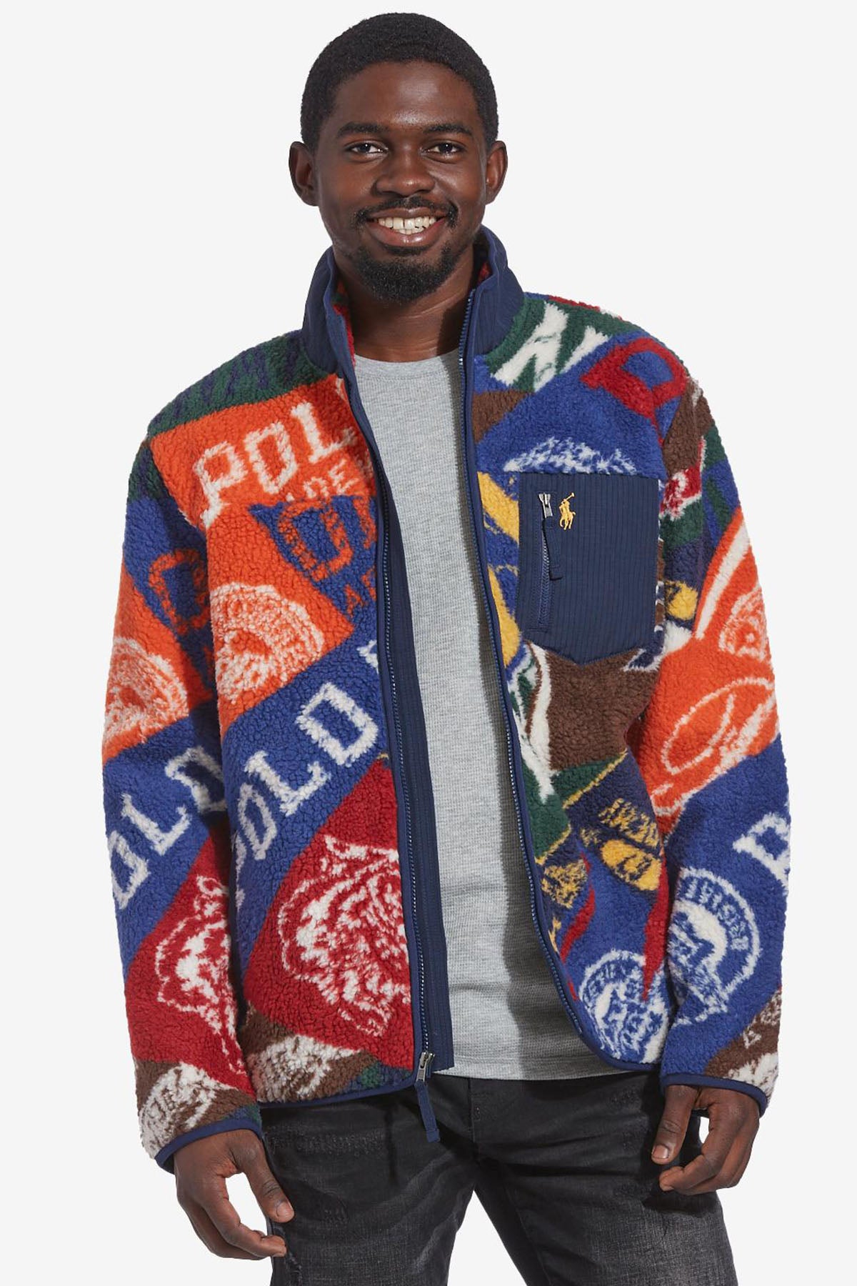 Polo Ralph Lauren Logolu Polar Sweatshirt Ceket-Libas Trendy Fashion Store